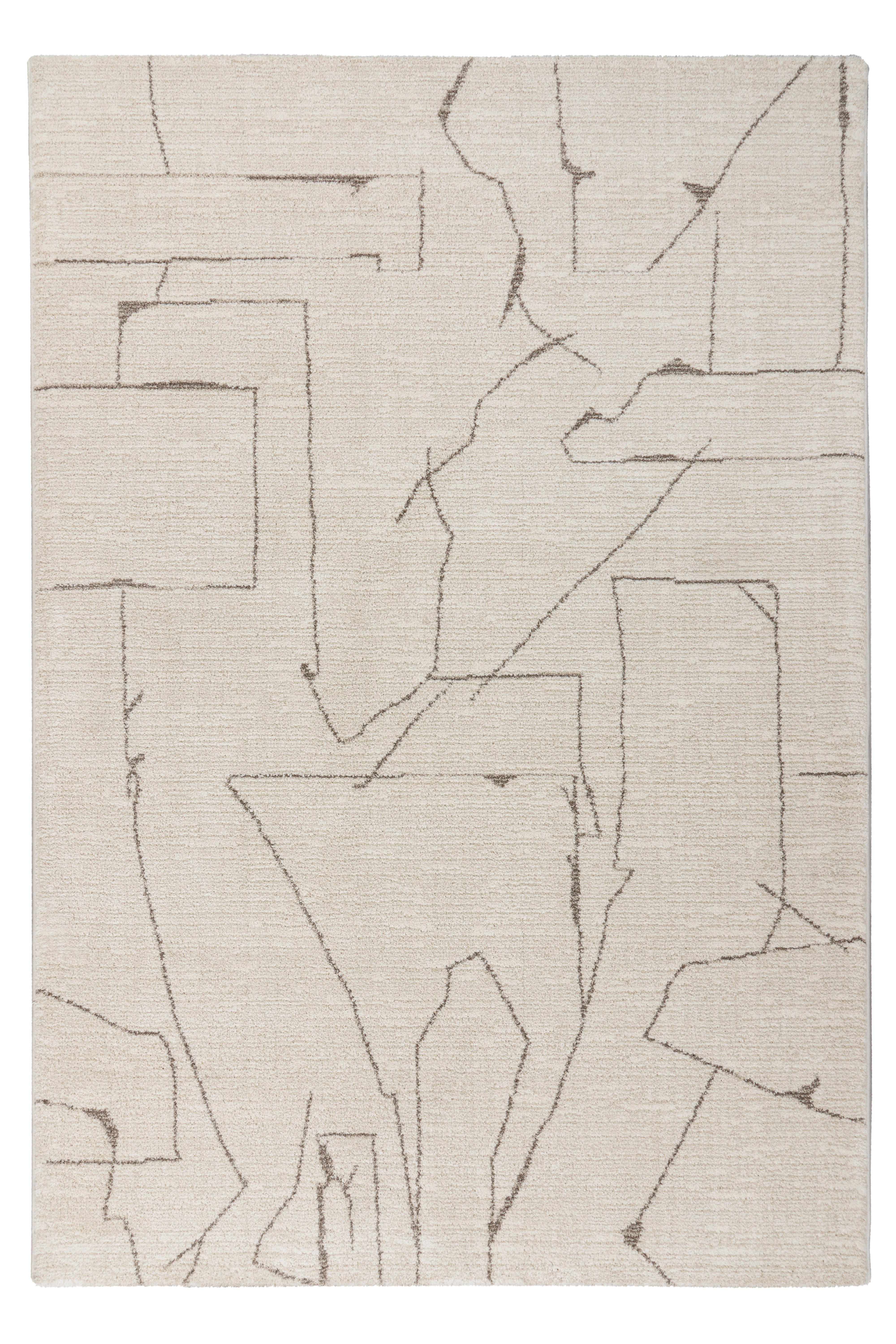Flachweteppich My Parma 511 Cream 160x230 - Creme, Basics, Textil (160/230cm) - Obsession