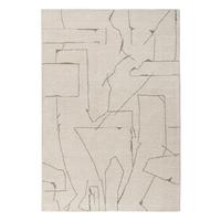 Flachwebteppich My Parma 511 Cream 80x150 - Creme, Basics, Textil (80/150cm) - Obsession