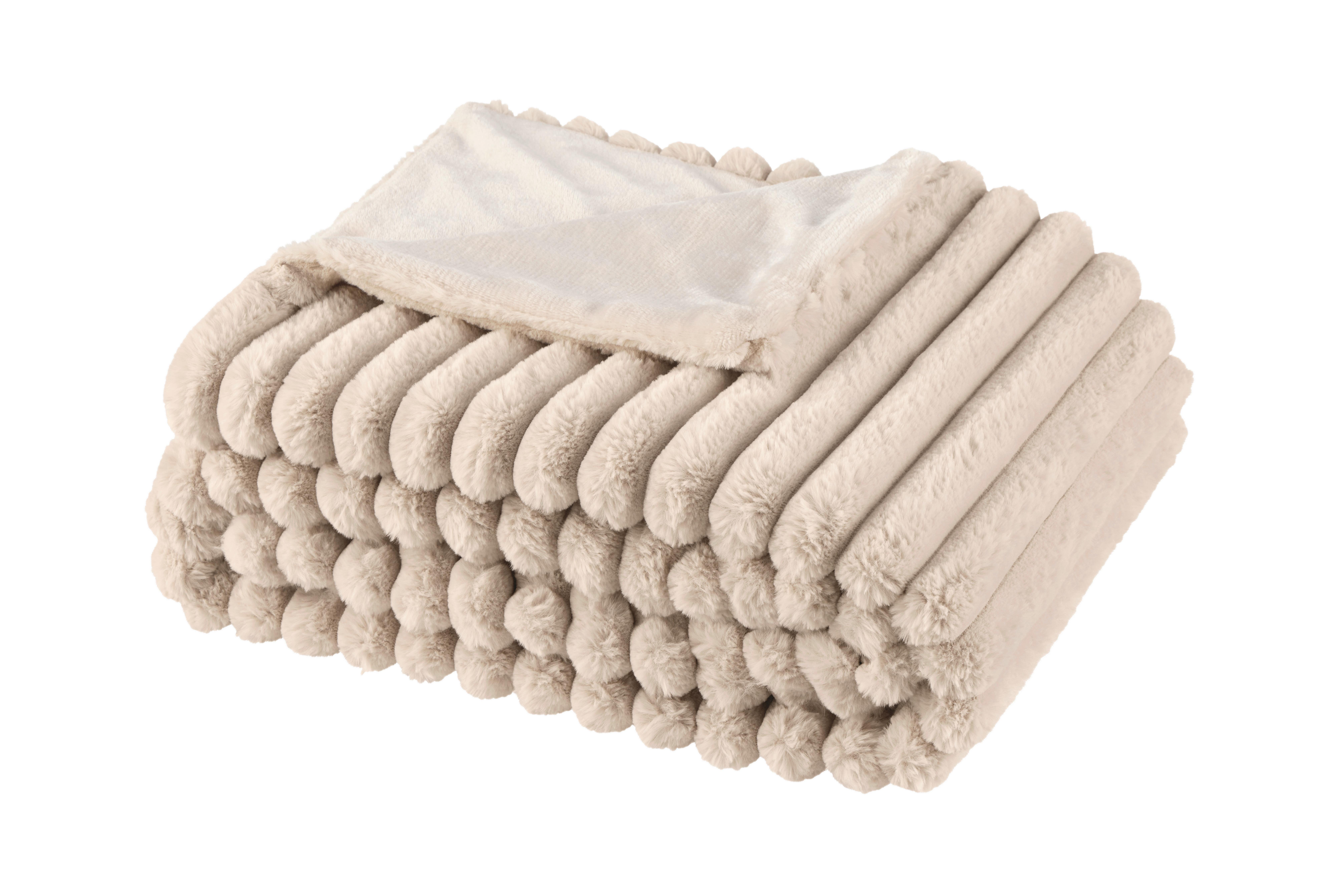KUSCHELDECKE WHITE ROCK
