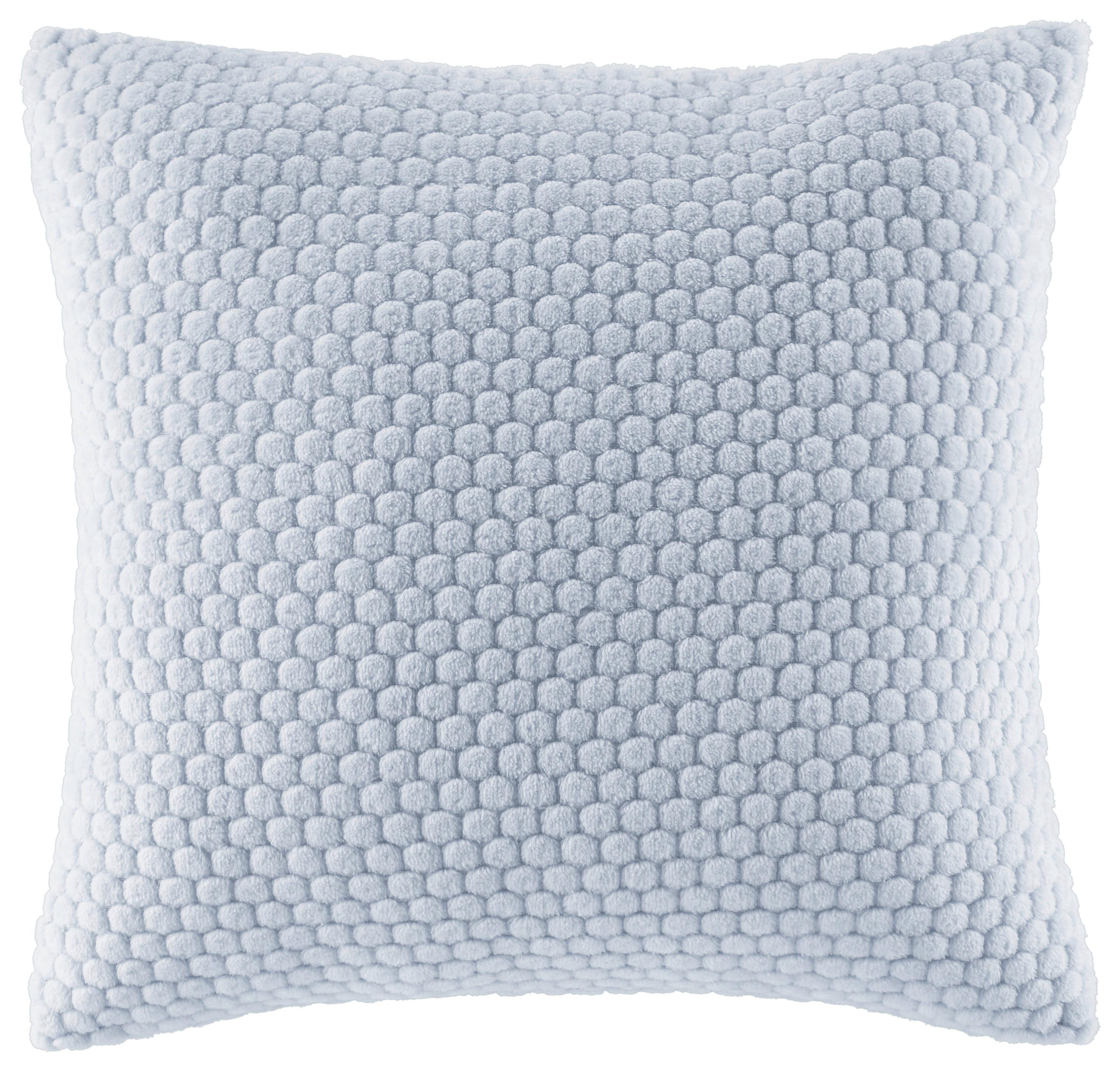 Zierkissen Belinda 45x45 cm Polyester Hellblau m. Zipp