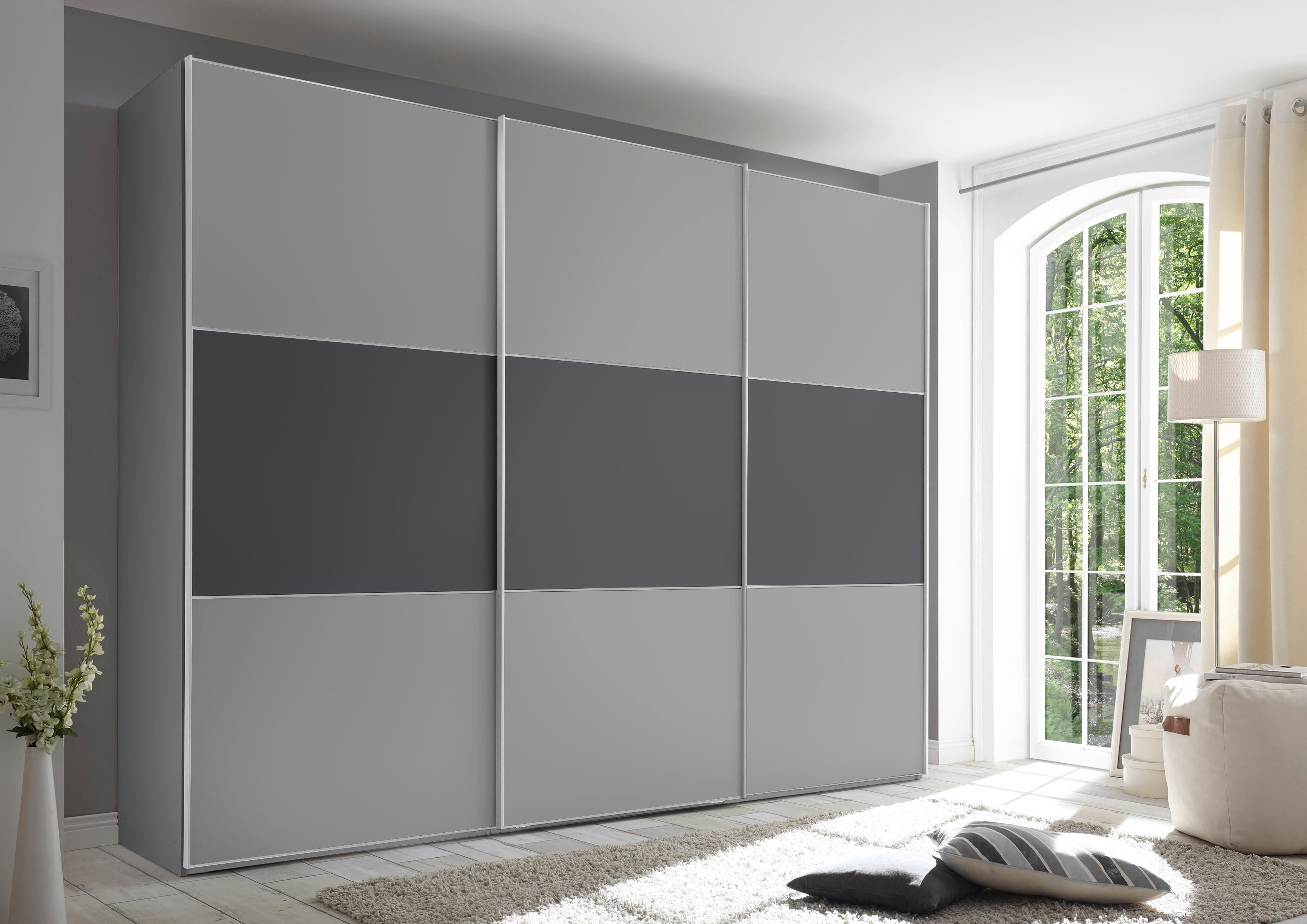 Tolóajtós Szekrény Includo 298/222 Cm - antracit/szürke, Modern (298/222/68cm) - MID.YOU