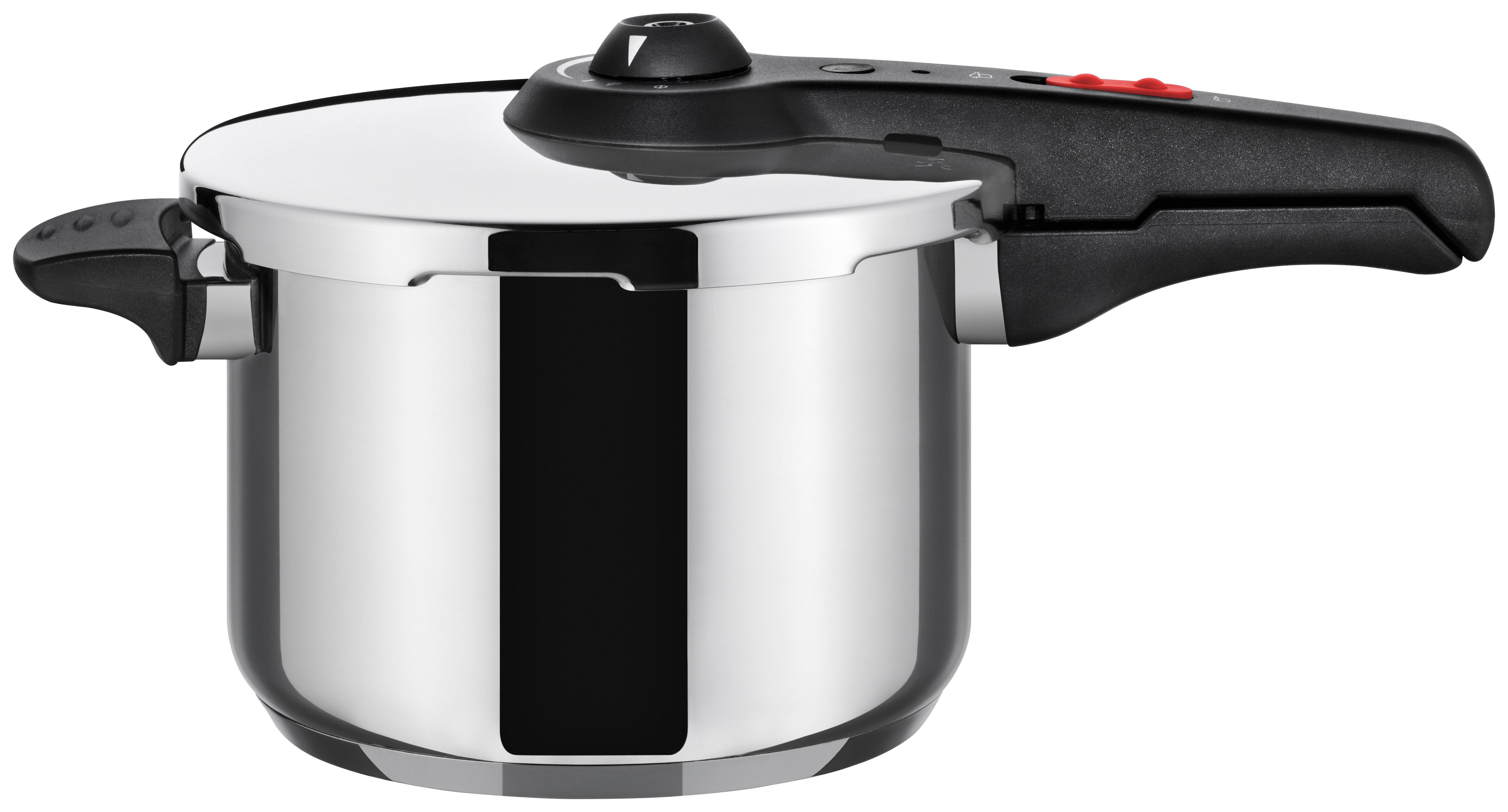 Schnellkochtopf Bolero Plus 6 Liter Edelstahl, Rostfrei - Alufarben, KONVENTIONELL, Metall (45/27/24,50cm) - Kelomat