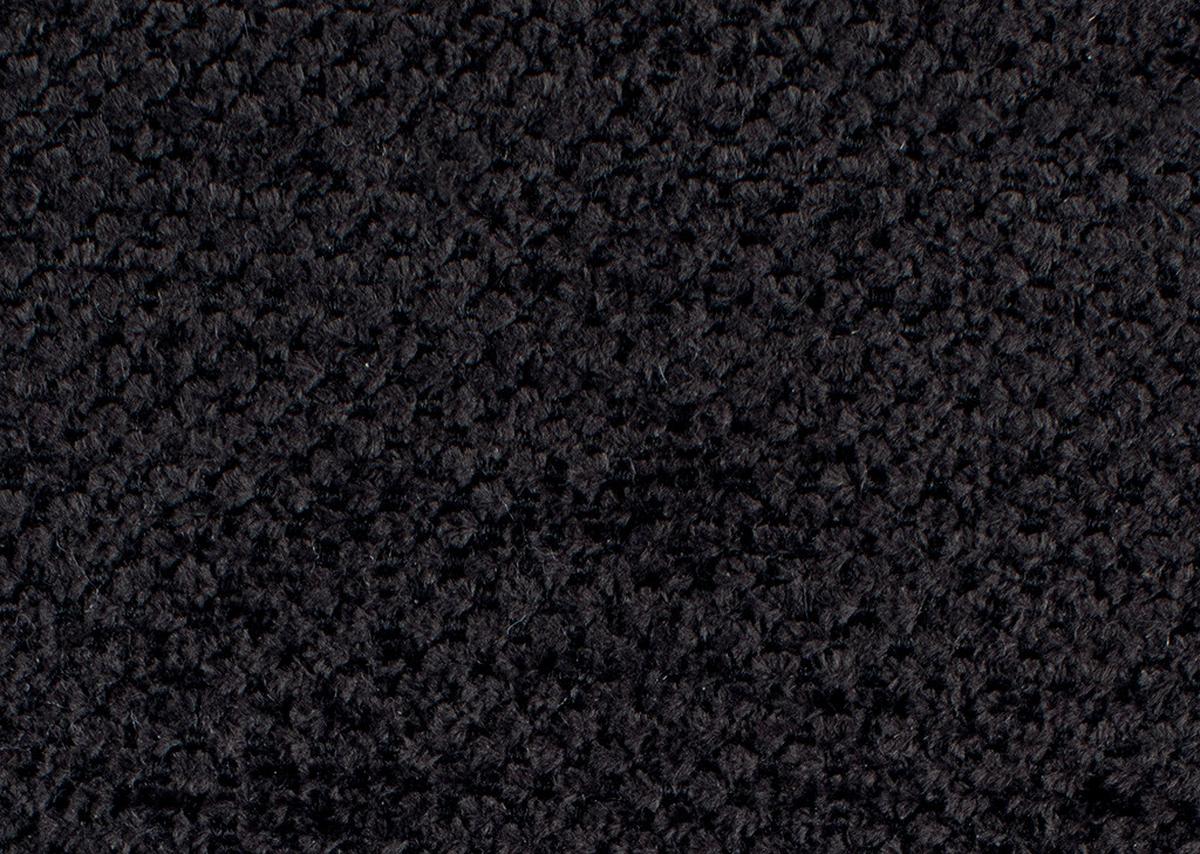 Rohová sedačka ROSALIE, pravá s úložným prostorem a lůžkem - černá, Konvenční, kov/textil (265/184cm)