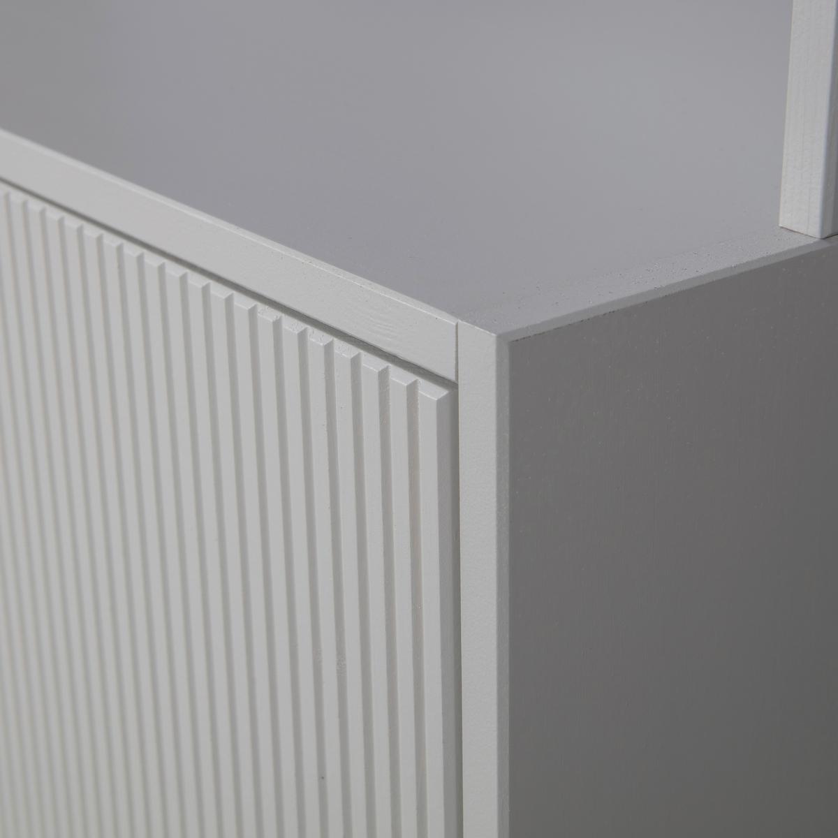 Regal Madu Hellgrau B: 80cm - Hellgrau, Design, Holz (80/200/35cm) - Livetastic