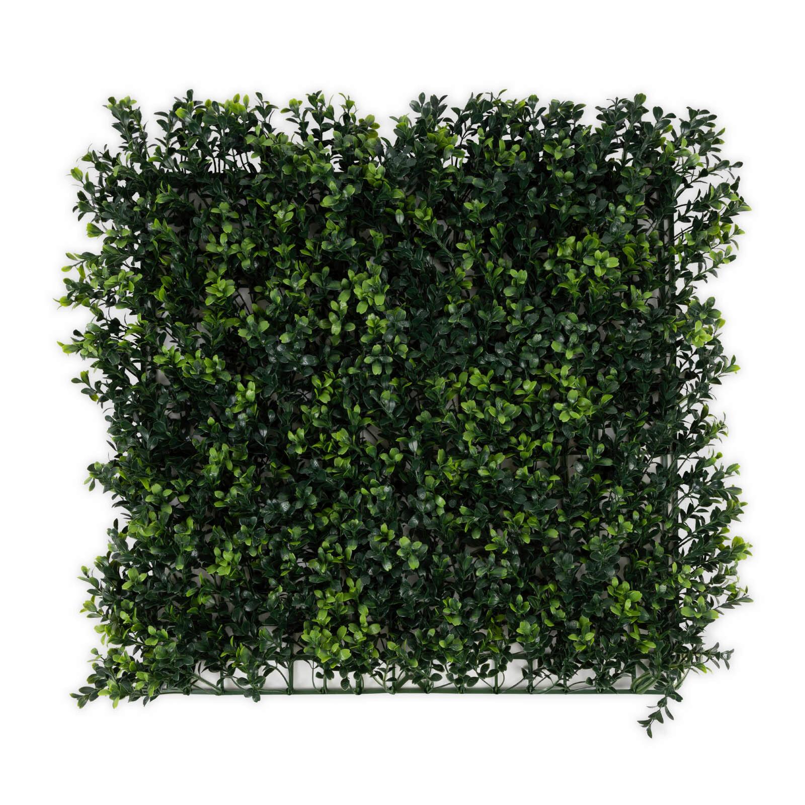 Wandverkleidung Kunstpflanze - Dunkelgrün, Trend, Kunststoff (50/50cm) - FloorDirekt