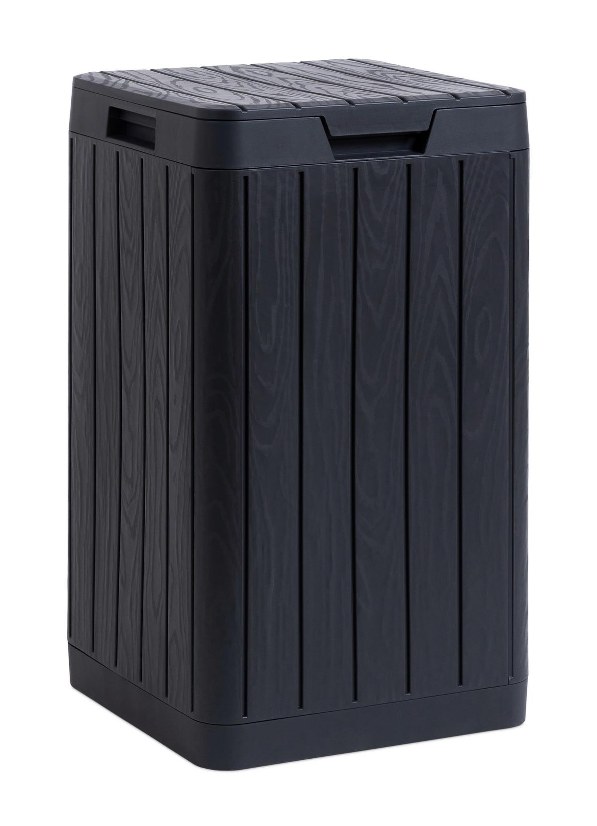 Gartenabfallbox 38/65/38 cm - Anthrazit, Basics, Kunststoff (38/65/38cm)