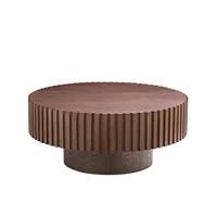 Couchtisch Walnussfarben D: 80 Cm - Walnussfarben, MODERN, Holzwerkstoff (80/80/34cm) - Livetastic