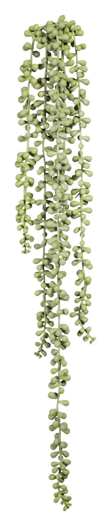 Kunstpflanze Sedumhänger Grün L: 70 cm, Lexa - Grau/Grün, MODERN, Kunststoff (70cm)