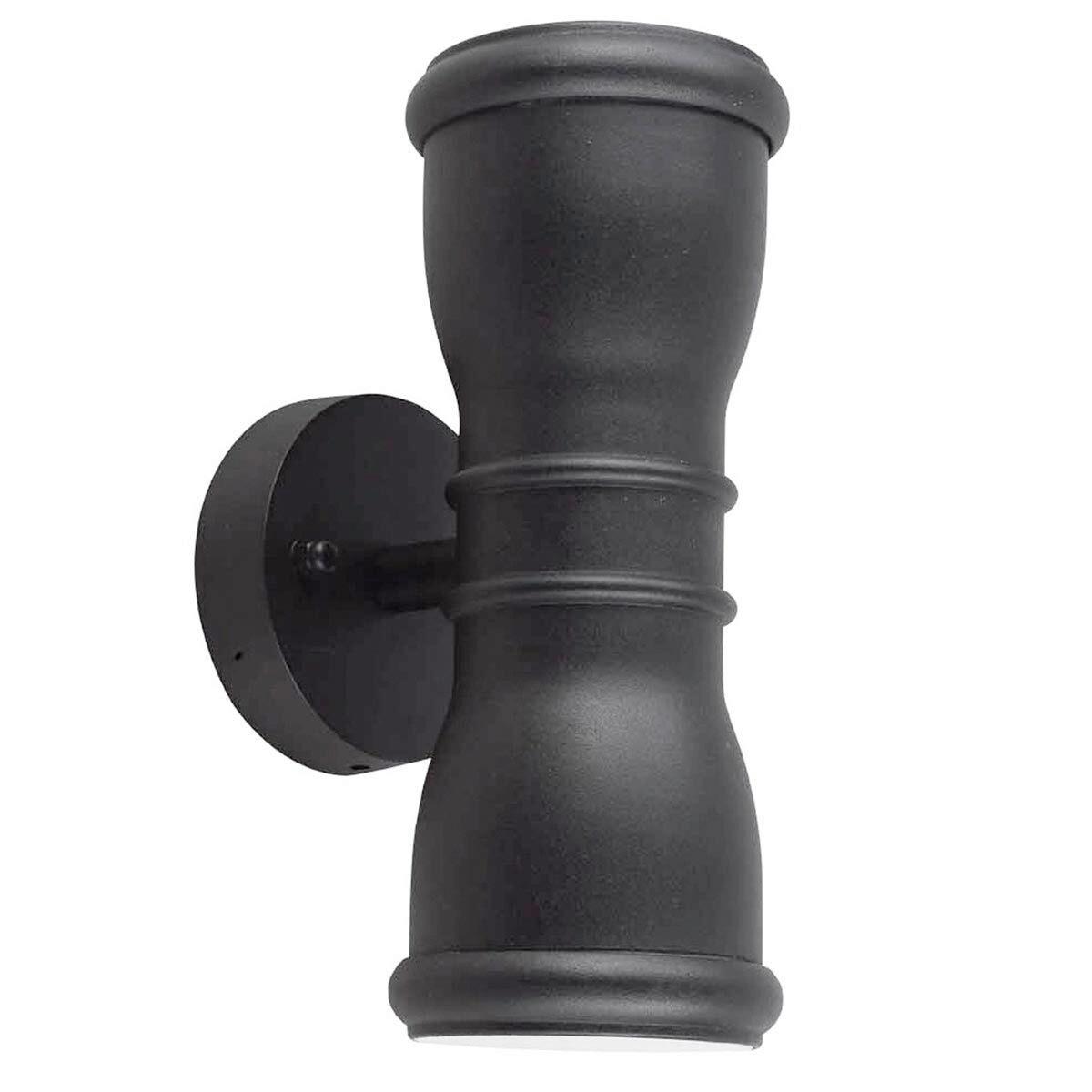AUSSENWANDLEUCHTE GZH-MALV - Schwarz, KONVENTIONELL, Metall (23/9,2/12,9cm) - Elstead Lighting