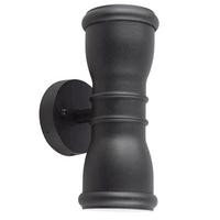 AUSSENWANDLEUCHTE GZH-MALV - Schwarz, KONVENTIONELL, Metall (23/9,2/12,9cm) - Elstead Lighting