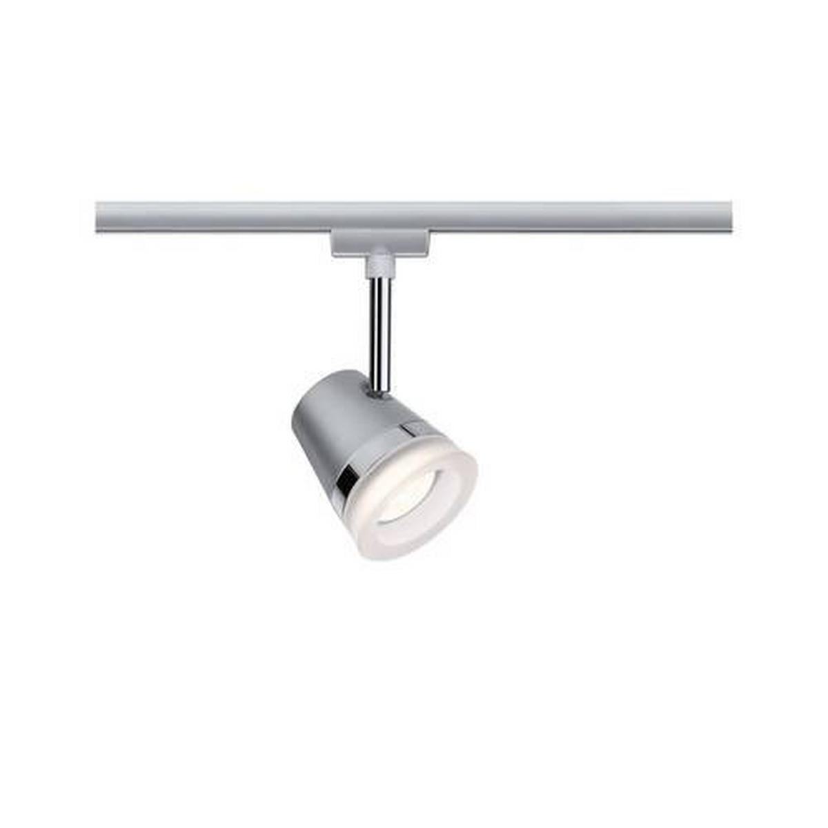 Schienensystem Urail Strahler 95525 In Chromfarben, Dimmbar - Chromfarben, Basics, Kunststoff/Metall (8,5/18,5cm) - Paulmann