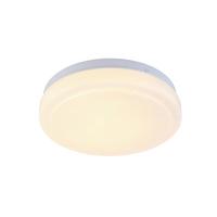 Led-deckenleuchte Bojan Ø 20 Cm Mit Sternenhimmel - Weiß, KONVENTIONELL, Kunststoff/Metall (20/5,5cm) - Luca Bessoni