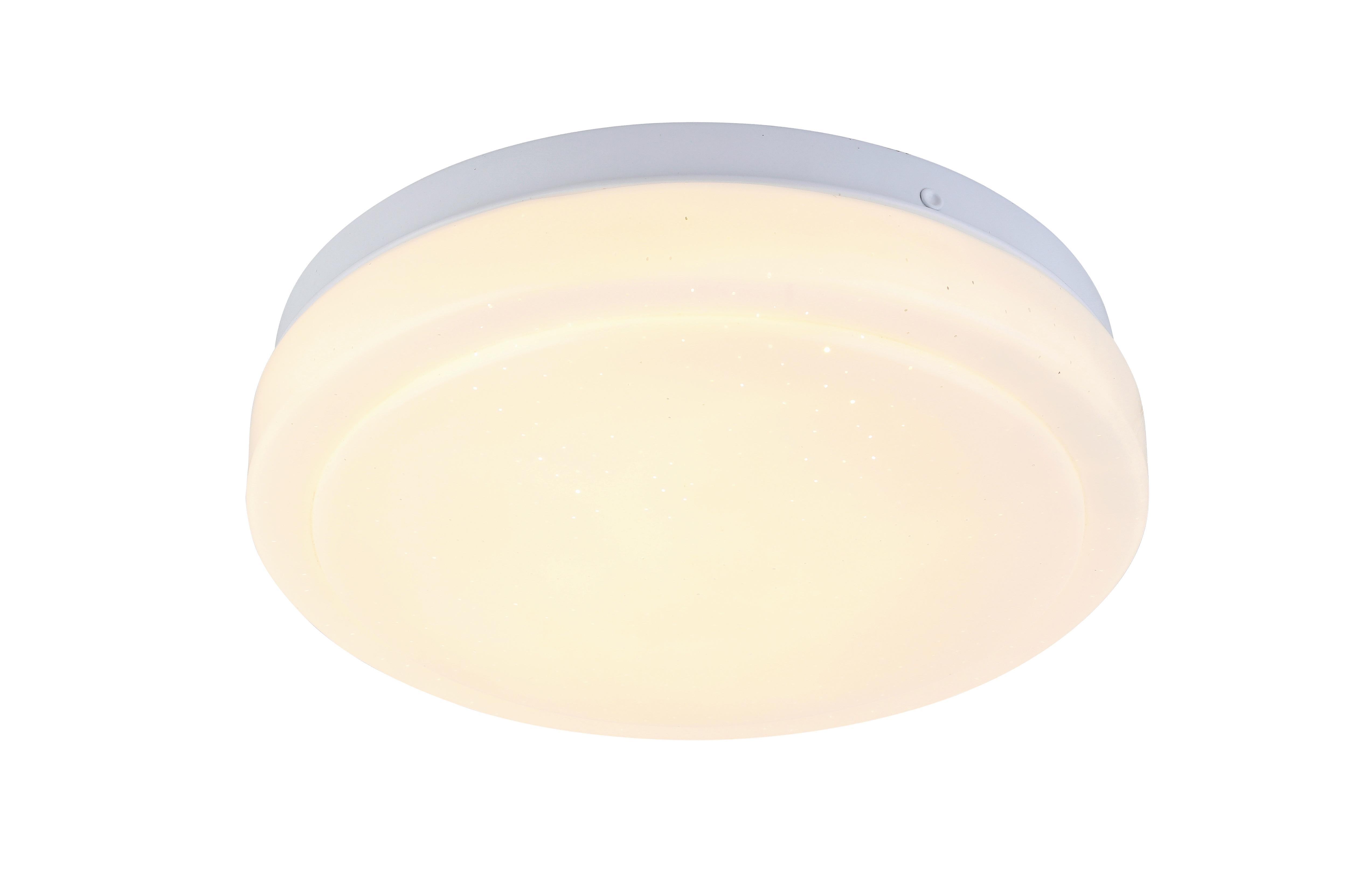 LED-Deckenleuchte Bojan Ø 20 cm mit Sternenhimmel