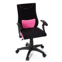 Jugenddrehstuhl Kiddy Pro Al Pink/Schwarz - Pink/Schwarz, Basics, Kunststoff (50/87-97/40cm) - MID.YOU