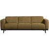 3-Sitzer-Sofa Statement Gelb B: 230cm - Gelb/Schwarz, Design, Textil (230/77/93cm) - Livetastic