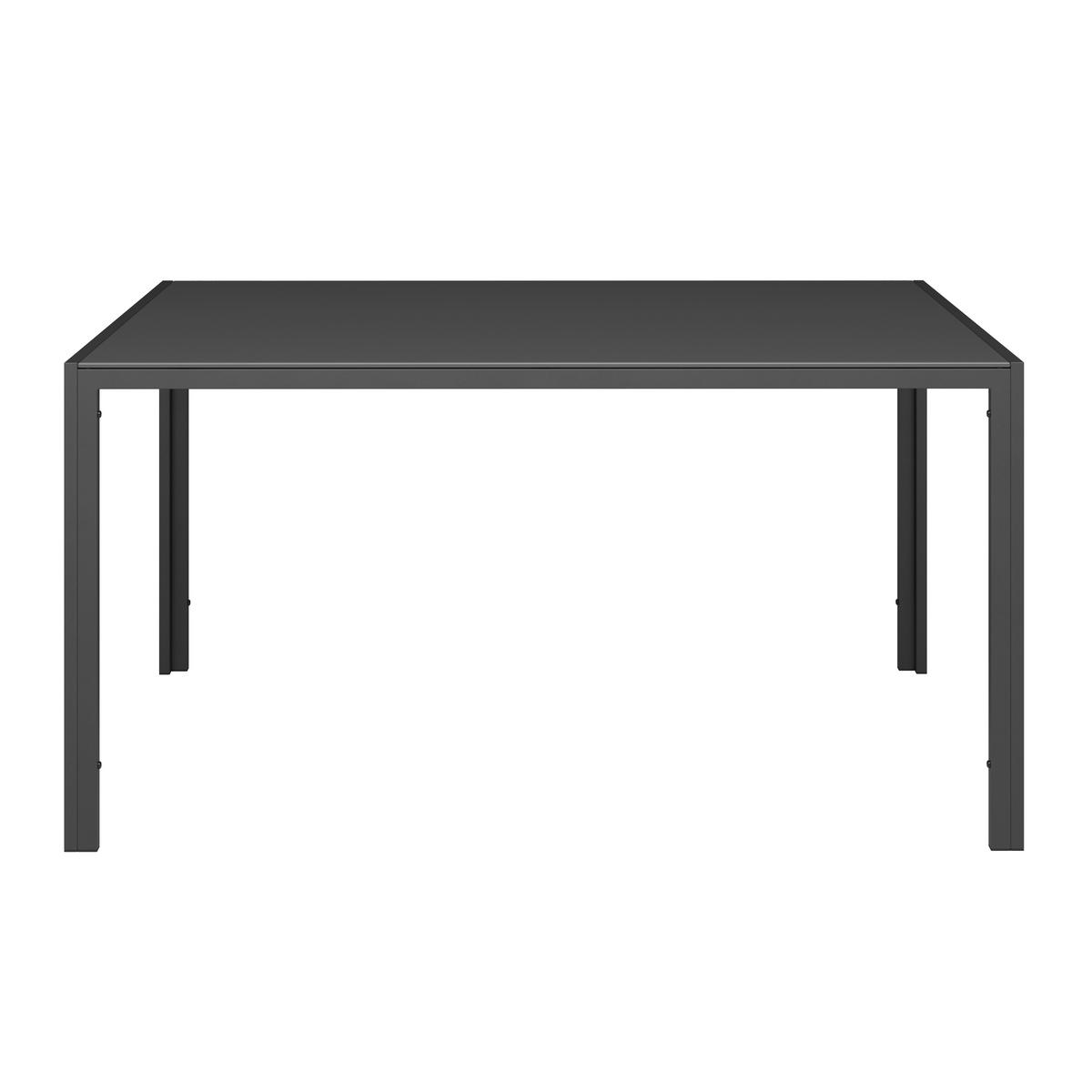 Gartenset Berlin - Schwarz, MODERN, Glas/Textil - Beldano