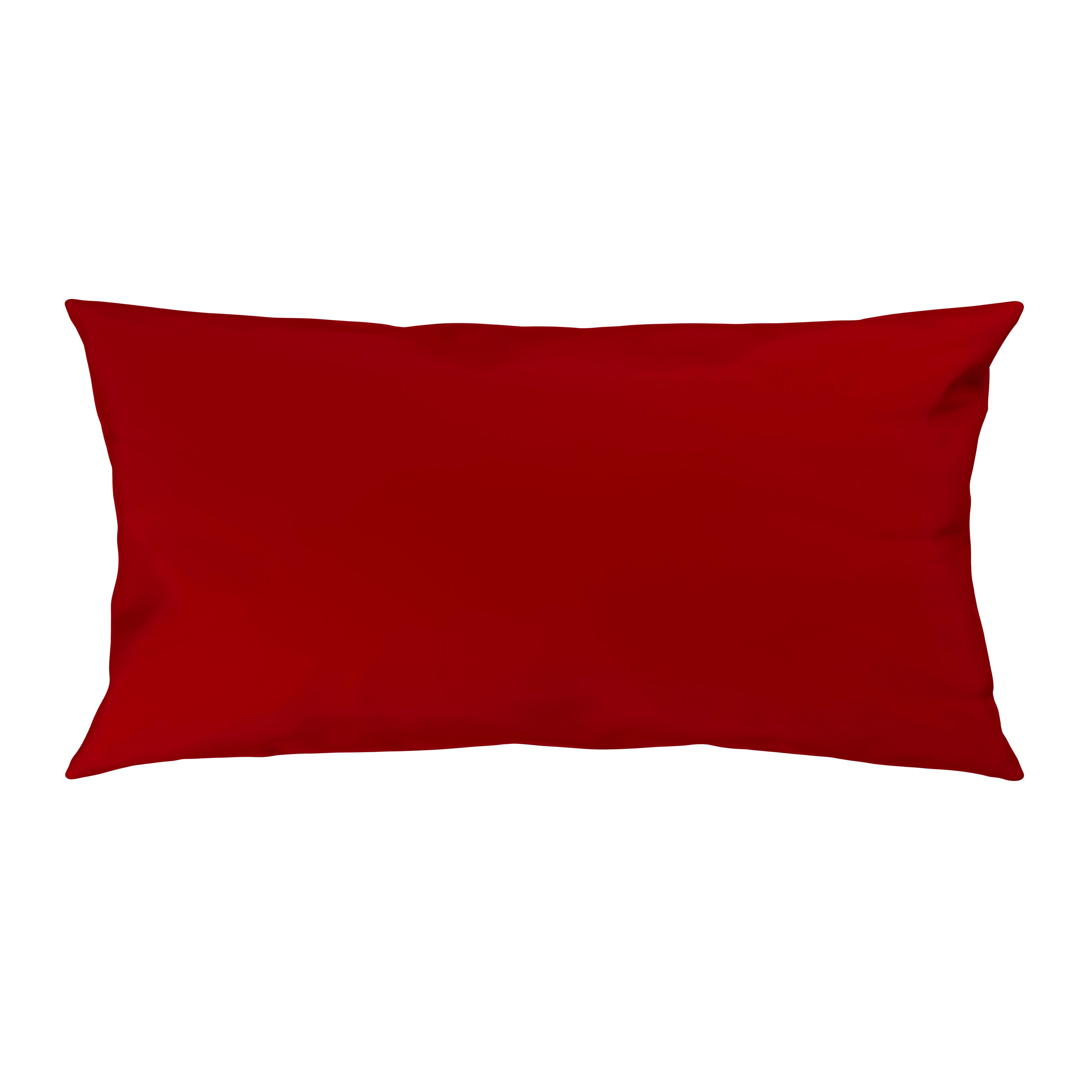 POŤAH NA VANKÚŠ XENIA UNI - červená, Modern, textil (40/80cm) - Premium Living