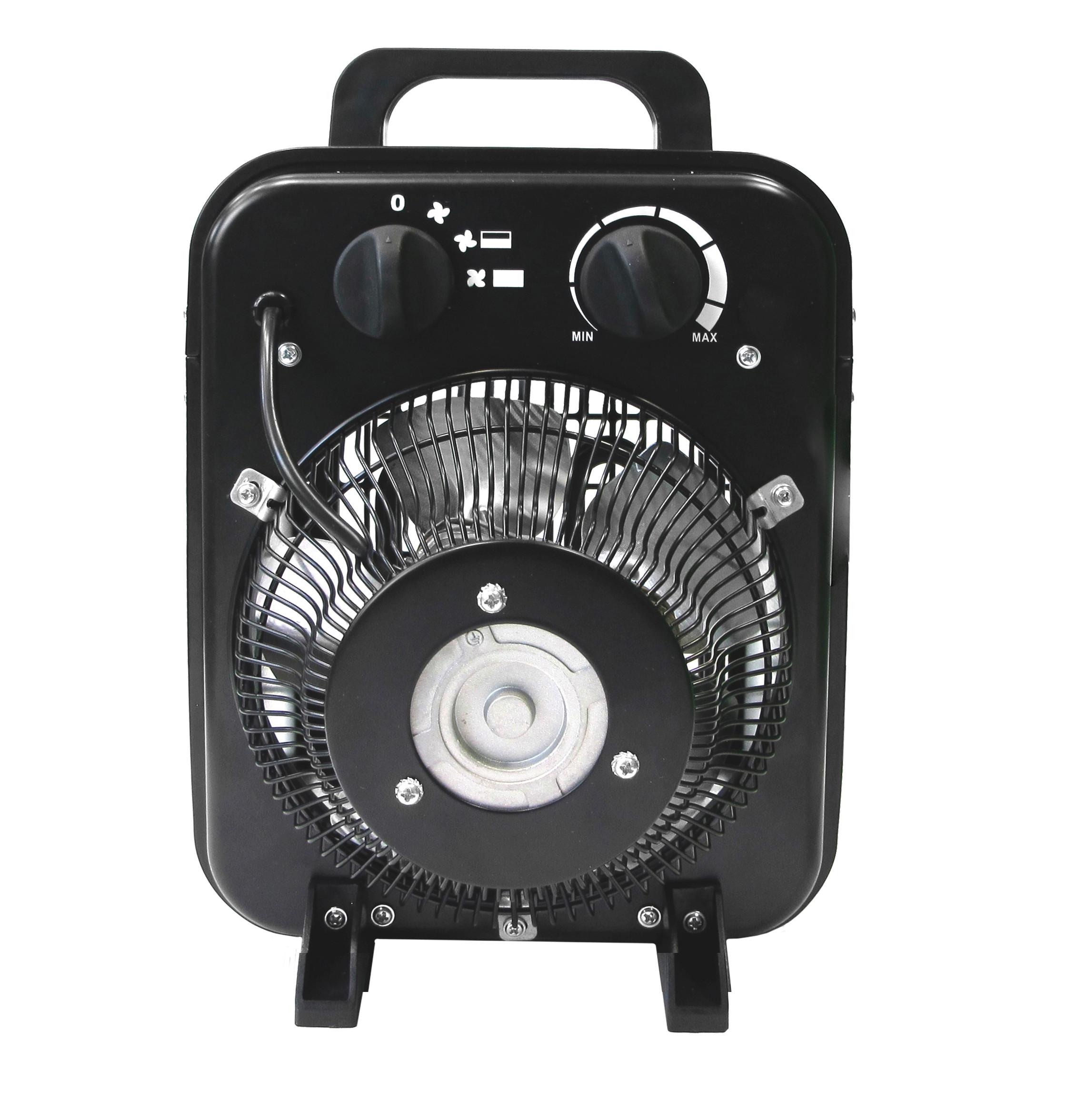Gewächshausheizung Vitavia 2kw 20 X 34 X 23 Cm 5 Bis 45 °c - Schwarz, Basics, Metall (20/34/23cm)
