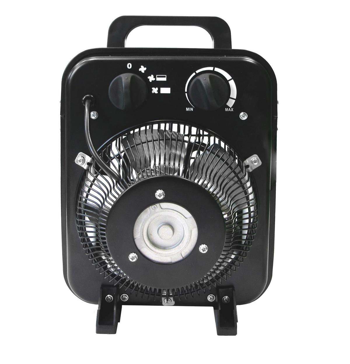 Gewächshausheizung Vitavia 2kw 20 X 34 X 23 cm 5 Bis 45 °c - Schwarz, Basics, Metall (20/34/23cm)