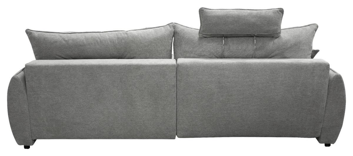 Ecksofa Fresh Grau 264x195 cm - Beige/Schwarz, Design, Textil (264/195cm) - MID.YOU