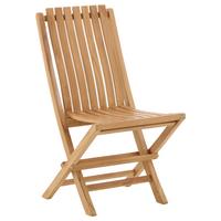 Gartensessel Klappbar Ghana Holz - Teakfarben, KONVENTIONELL, Holz (43/98/47cm) - Gardenson