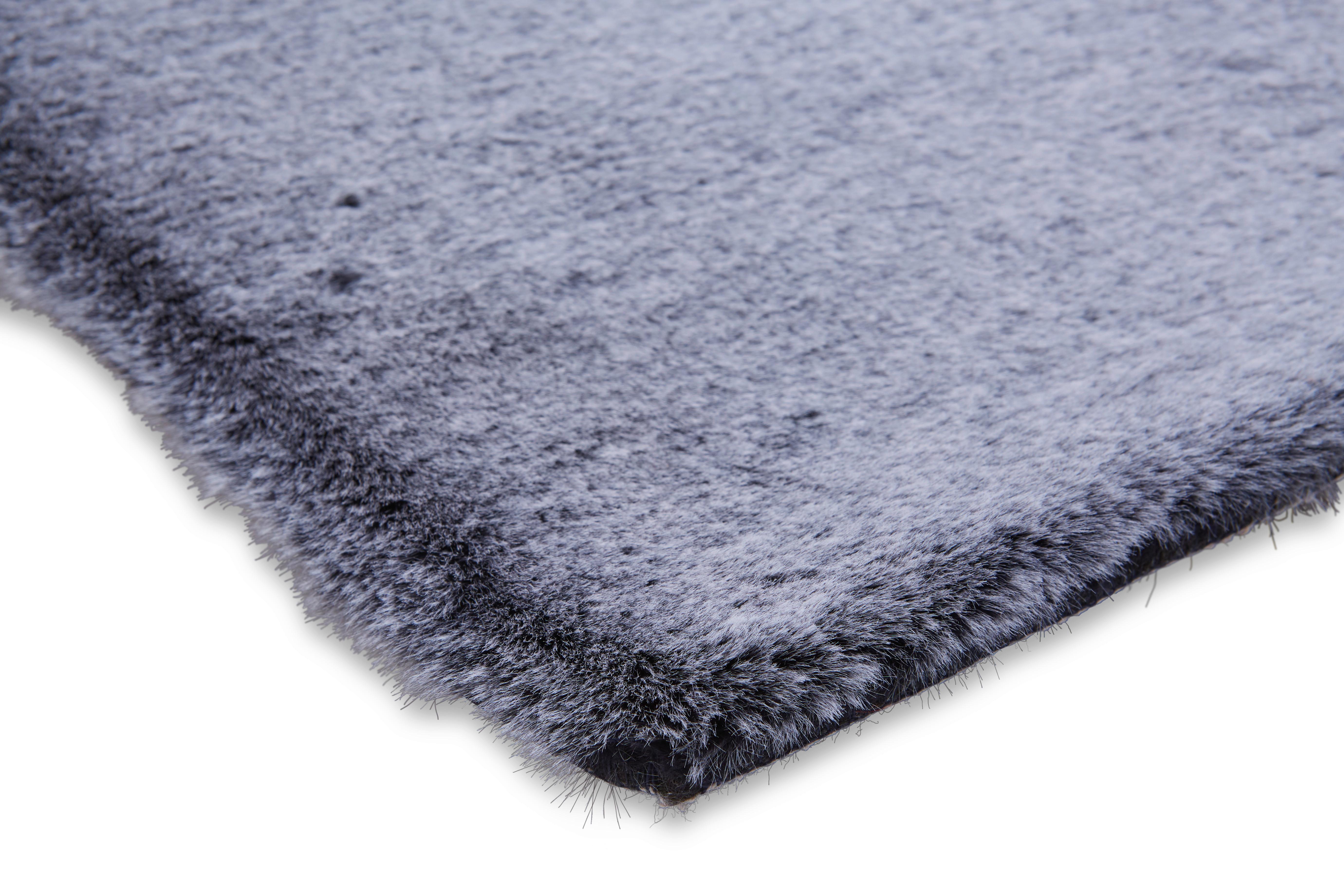 Umělá Kožešina Denise 3, 160/220cm, Antracit - antracitová, Romantický / Rustikální, kožešina/textil (160/220cm) - Modern Living