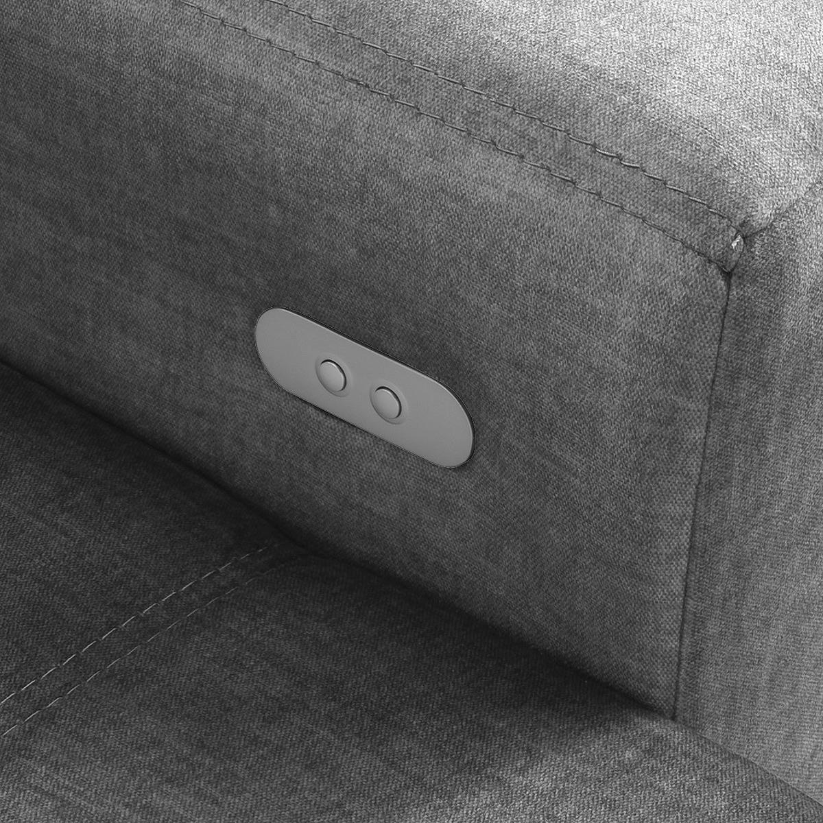 Ecksofa mit Liegefunktion Restato Beige Cord - Beige/Schwarz, MODERN, Holz/Textil (177/246cm) - MID.YOU