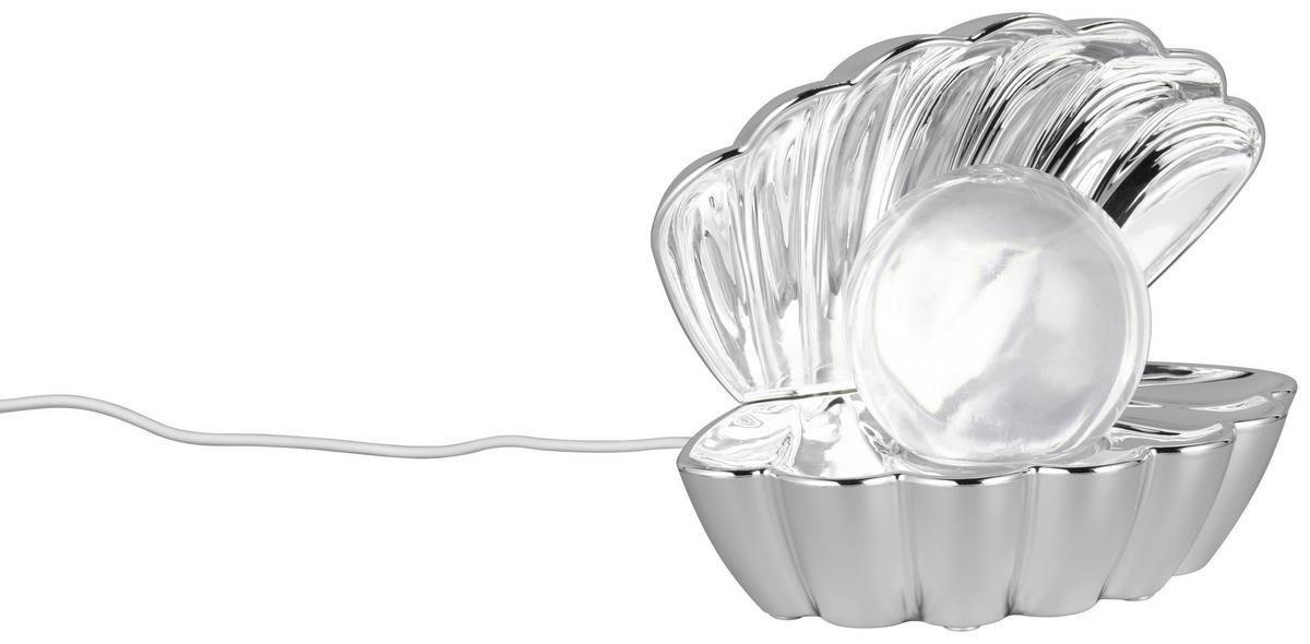 DEKORAČNÍ LED SVÍTIDLO ALFRED - barvy chromu, Moderní, plast (17,5/12,5/14,5cm) - Mömax