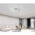 Led-deckenleuchte Nevi - Chromfarben/Silberfarben, MODERN, Kunststoff/Metall (63/24,5/7,7cm) - Luca Bessoni