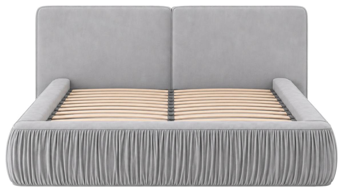 POLSTERBETT Vanessa Creme 160x200cm - Creme/Schwarz, MODERN, Holz/Metall (160/200cm) - MID.YOU