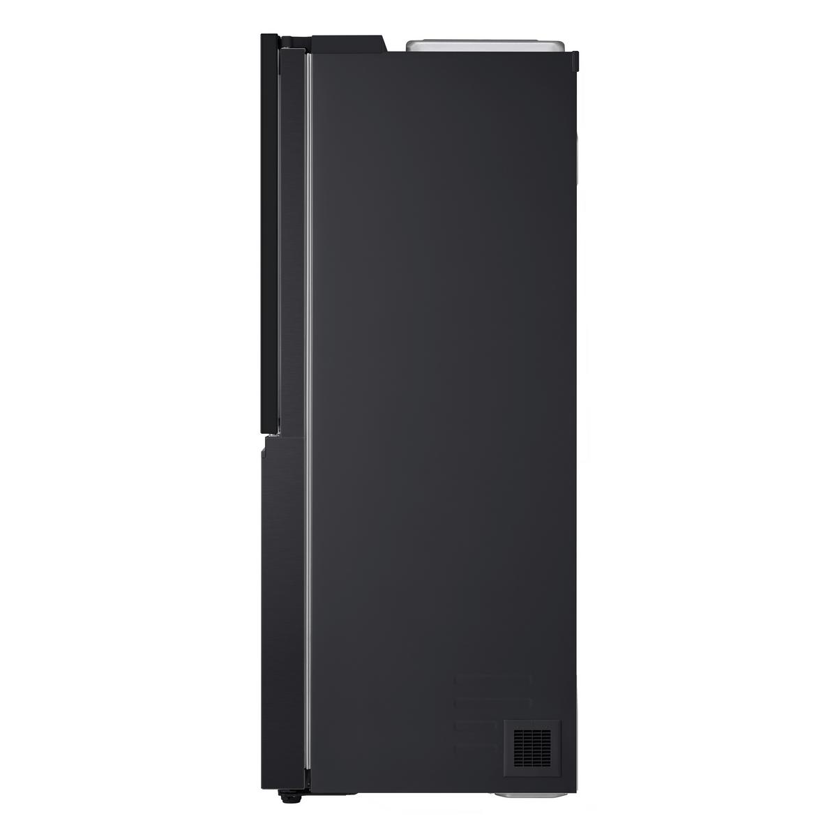 Kühl-Gefrier-Kombination LG Gsxe91evad - Schwarz, Basics, Metall (91,3/179/73,5cm) - LG