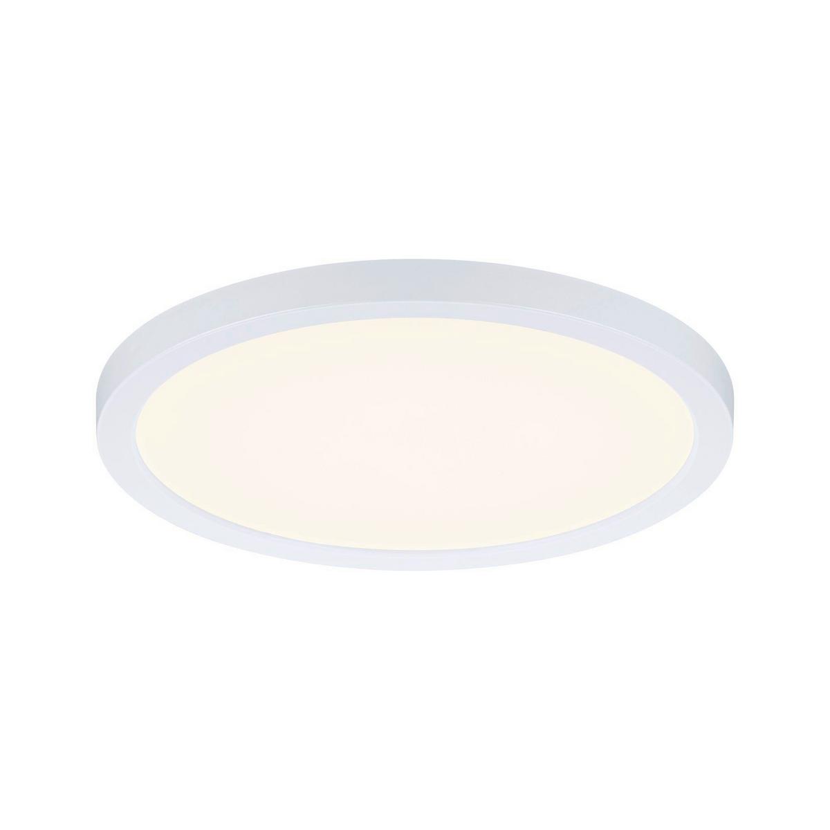 Led-paneel Ø 17,5 Cm Rund - Weiß, Design, Kunststoff (17,5/1,2cm) - Paulmann