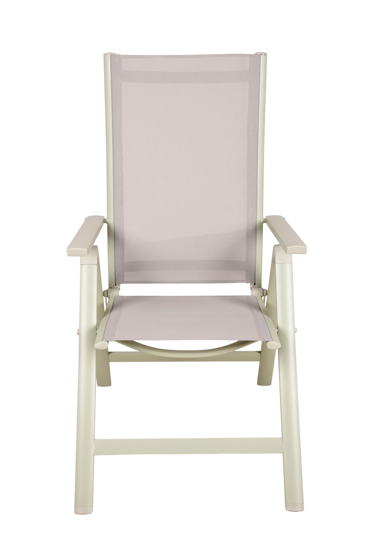GARTENKLAPPSTUHL-SET HOCHLEHNER LENOLA, 2ER SET - Salbeigrün/Grau, MODERN, Kunststoff/Metall (59,5/107/73cm) - Gardenson