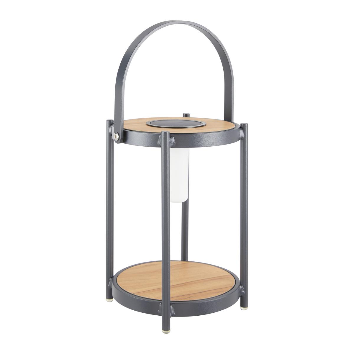 Solárne svietidlo PIOLA čierna - čierna, Modern, kov/plast (20/29/20cm) - Bessagi Garden