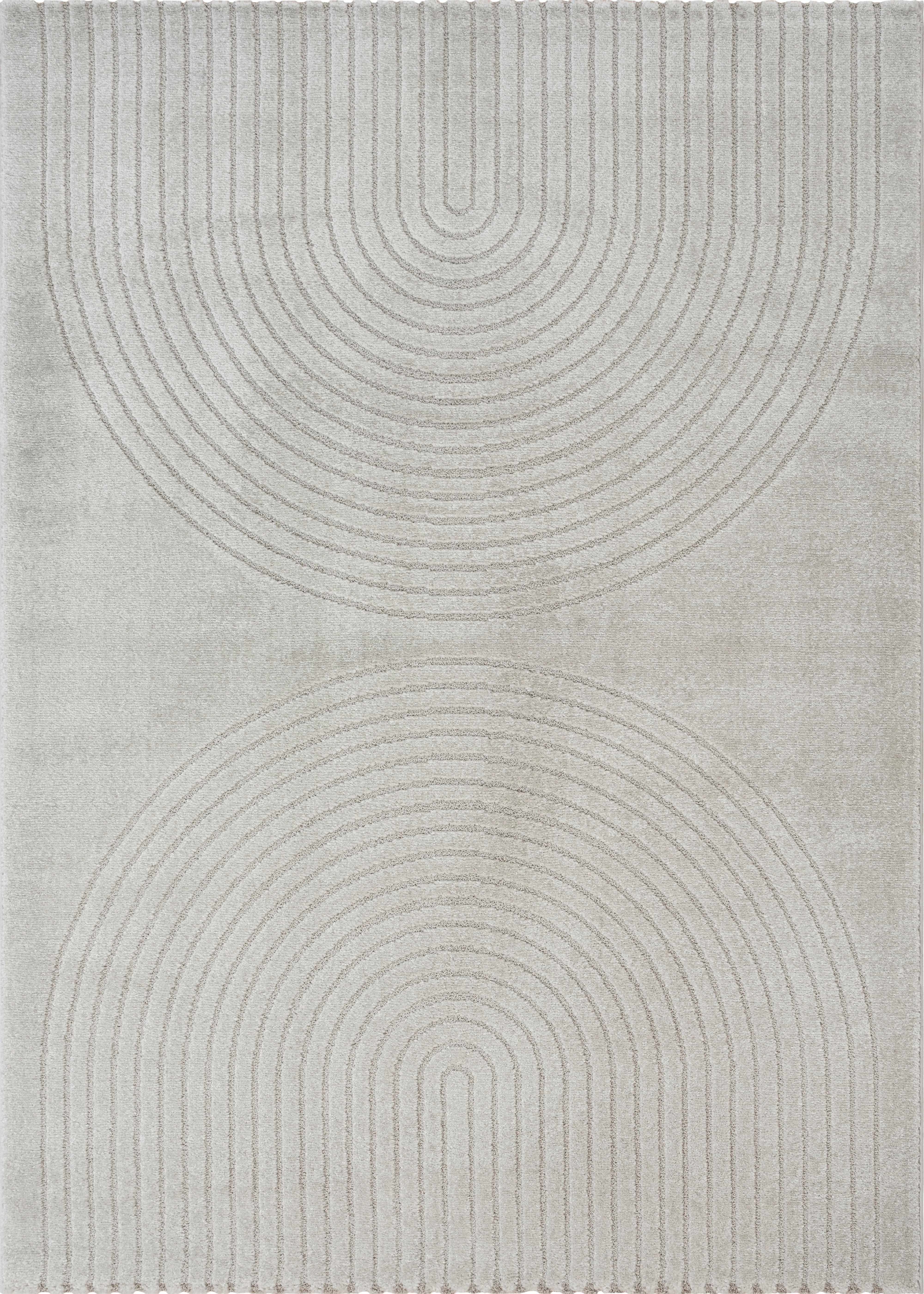 Webteppich Eclipse 2320 195-Grey - Grau, Basics, Textil (160/220cm)