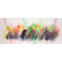 Mixed-Media Bild Jakob -Paz- - Multicolor, KONVENTIONELL, Holzwerkstoff/Textil (120/50cm) - James Wood