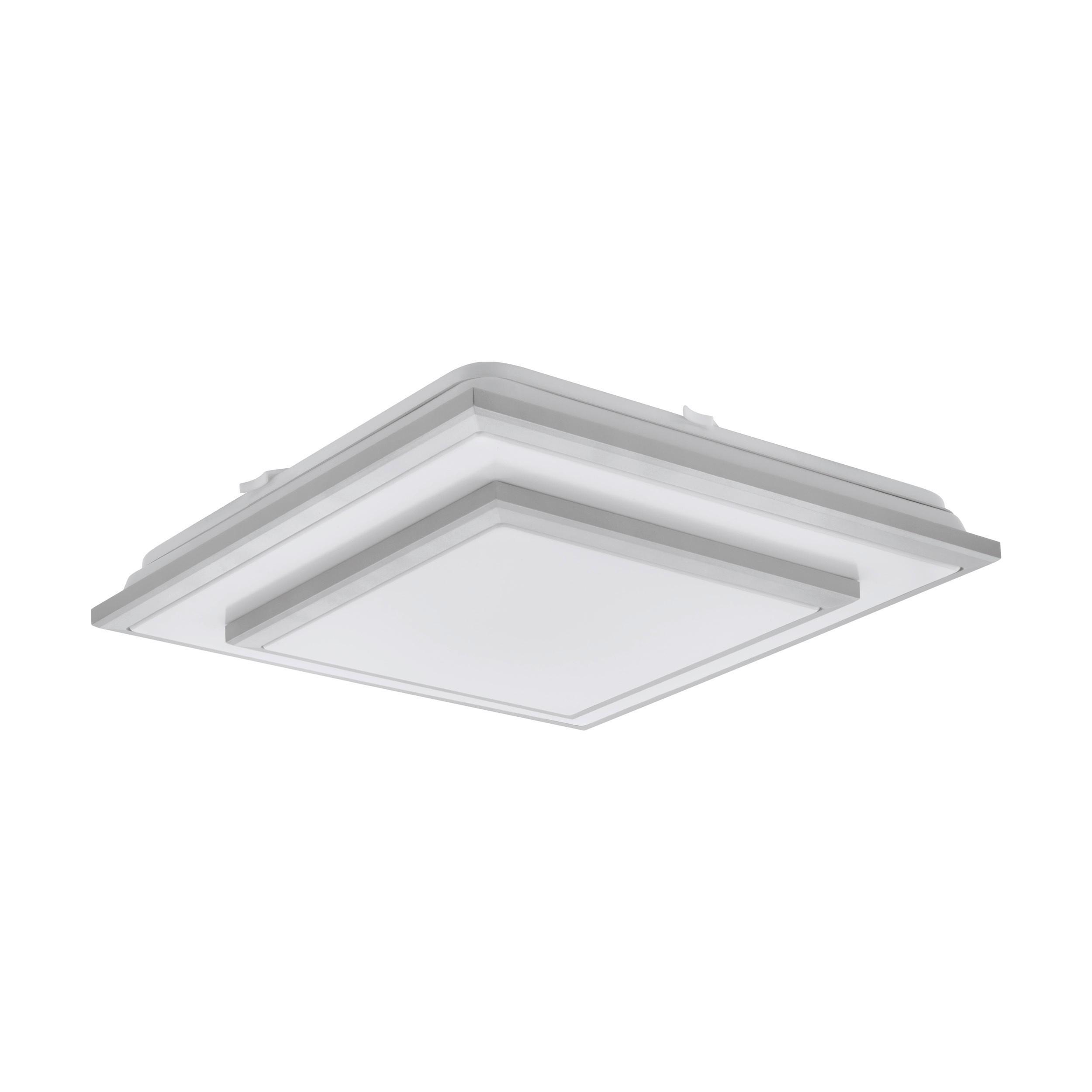 LED-Wandleuchte Pedroza Silberfarben/Weiß