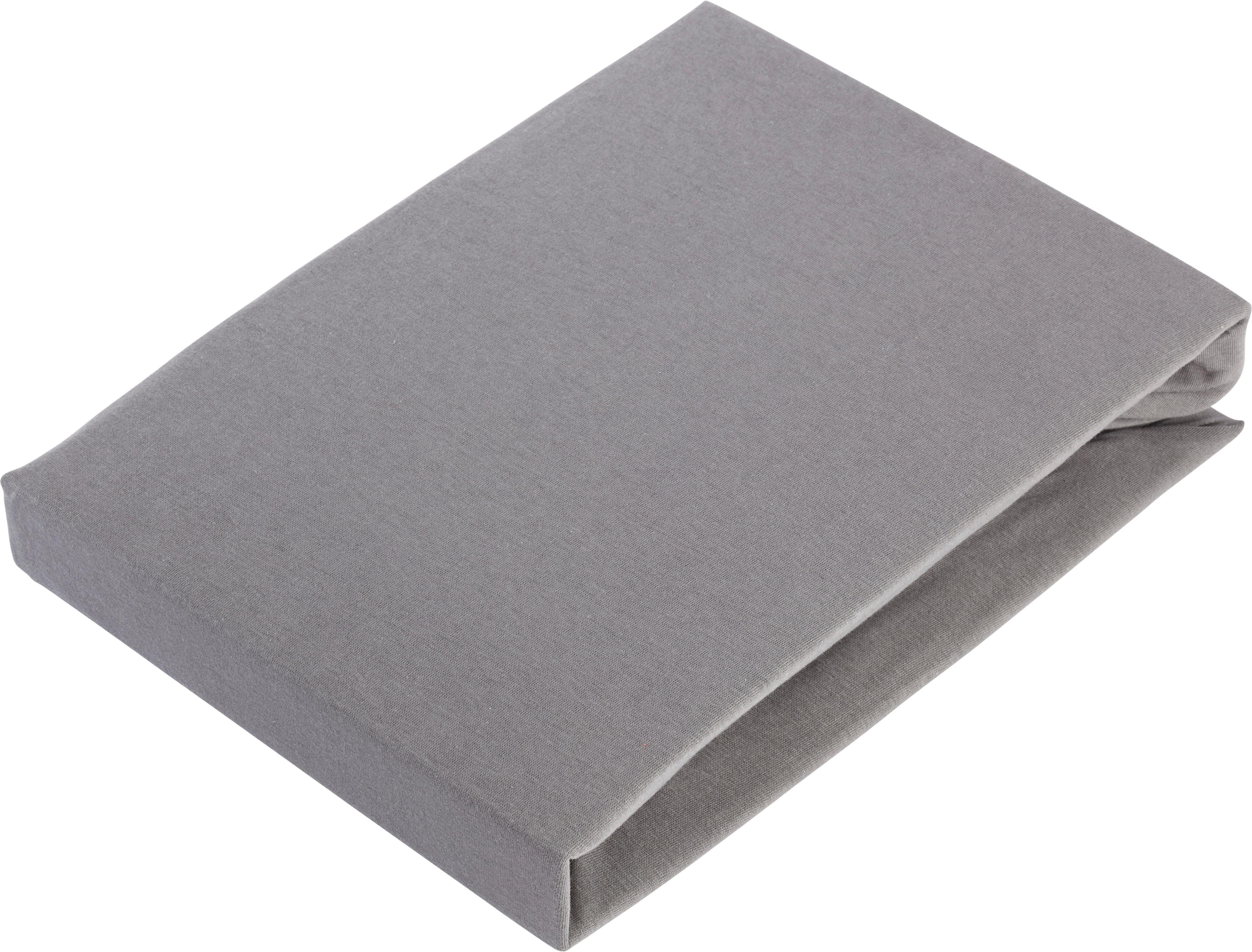 Elastické Prostěradlo Basic, 180/200 Cm - šedá, textil (180/200cm) - Modern Living