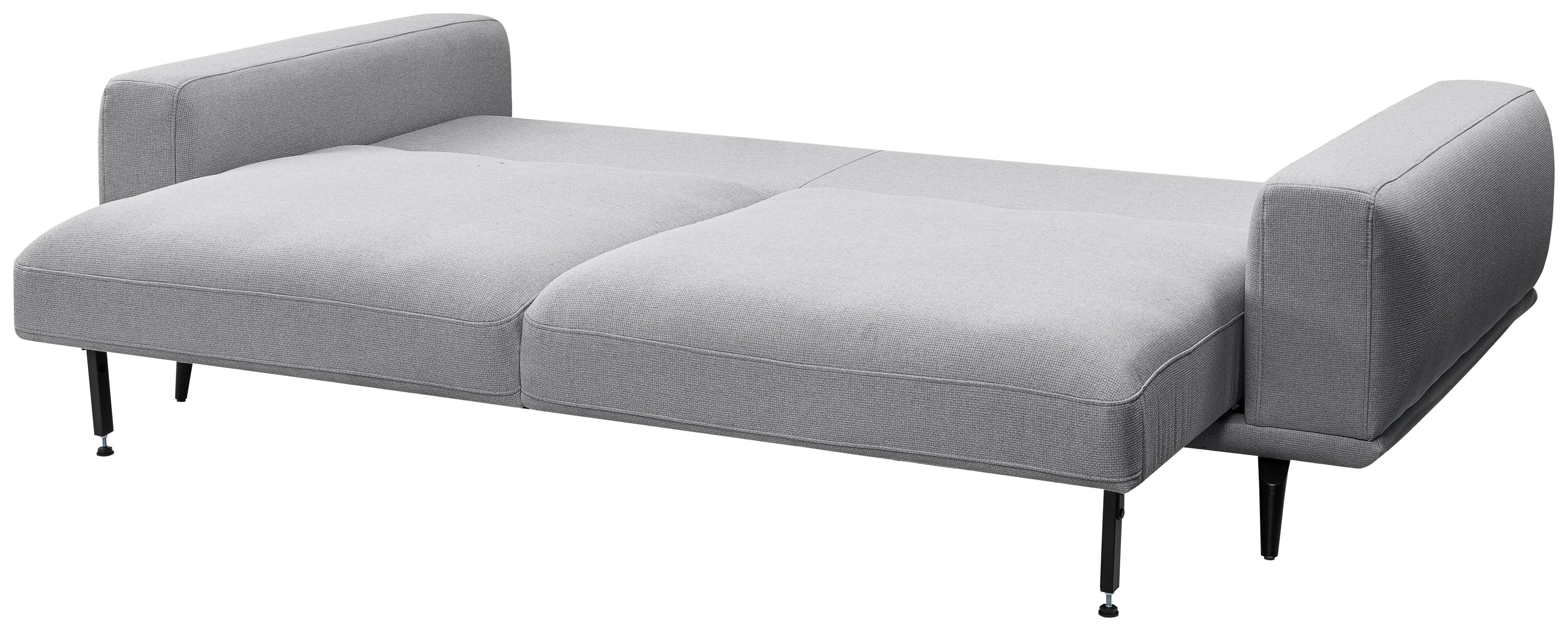 3-sitzer-sofa Selene Grau, B: 242 Cm - Schwarz/Grau, MODERN, Textil (242/89/115cm) - MID.YOU