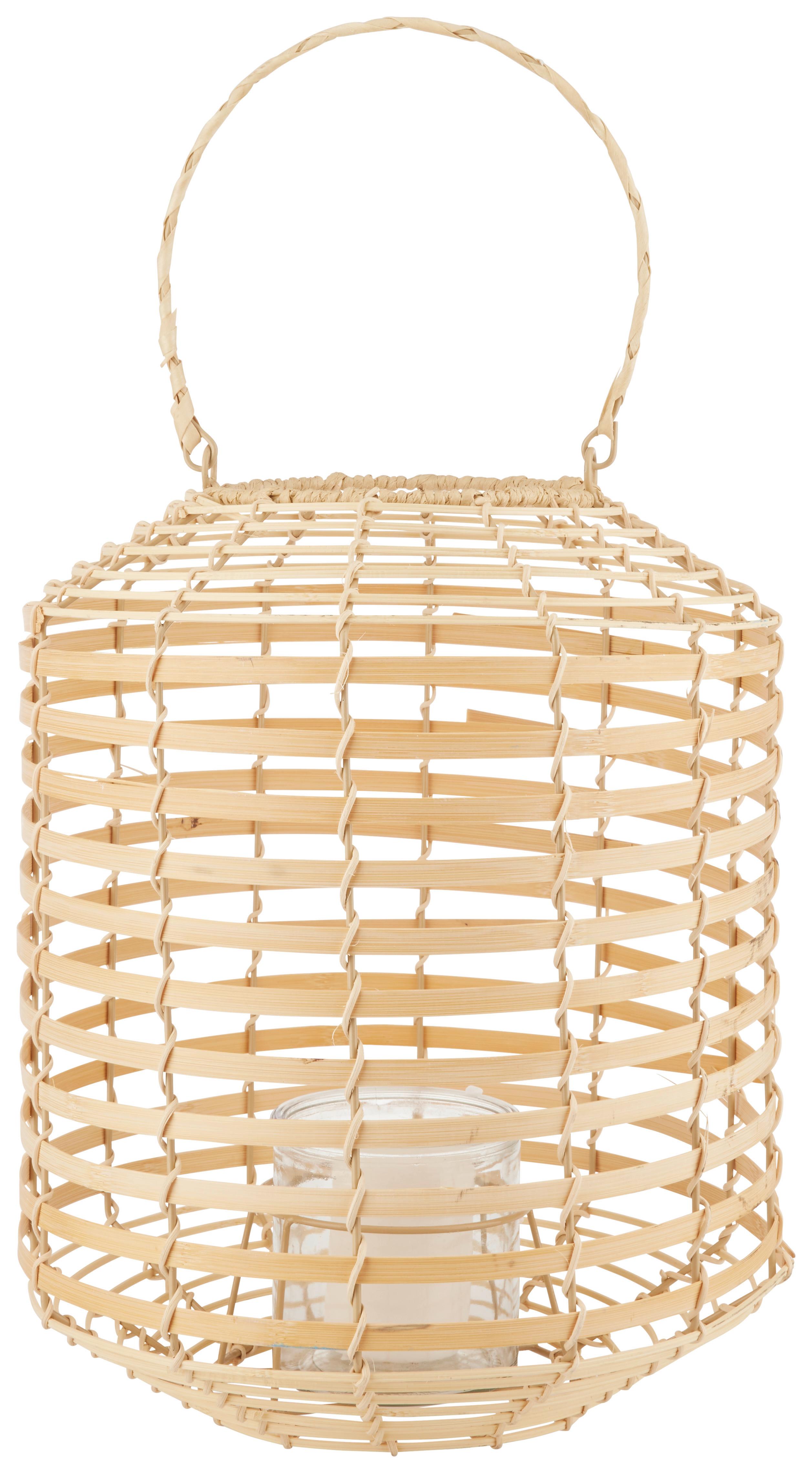 Lampáš Indole, Ø/v: 30/35cm - prírodné farby, Natur, kov/drevo (30/35cm) - Zandiara