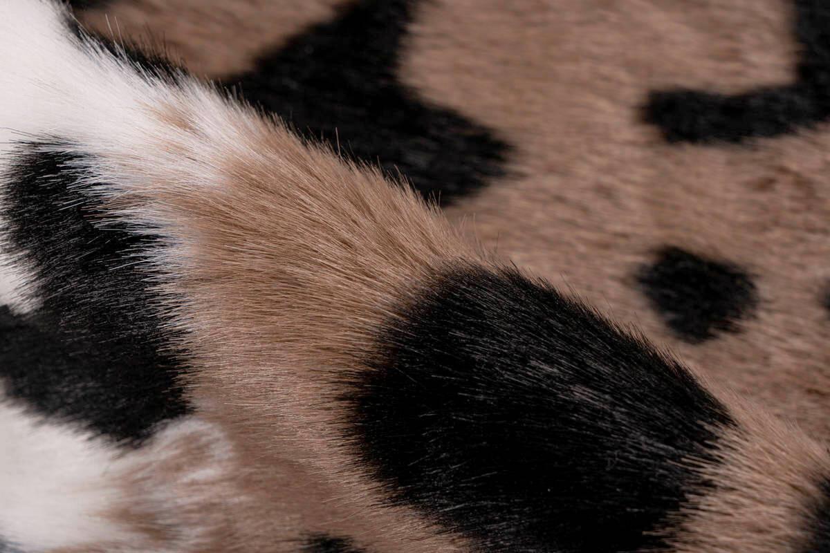 Kunstfell Desert Schwarz/Braun 160x230 cm - Schwarz/Weiß, Basics, Textil (160/230cm) - Kayoom