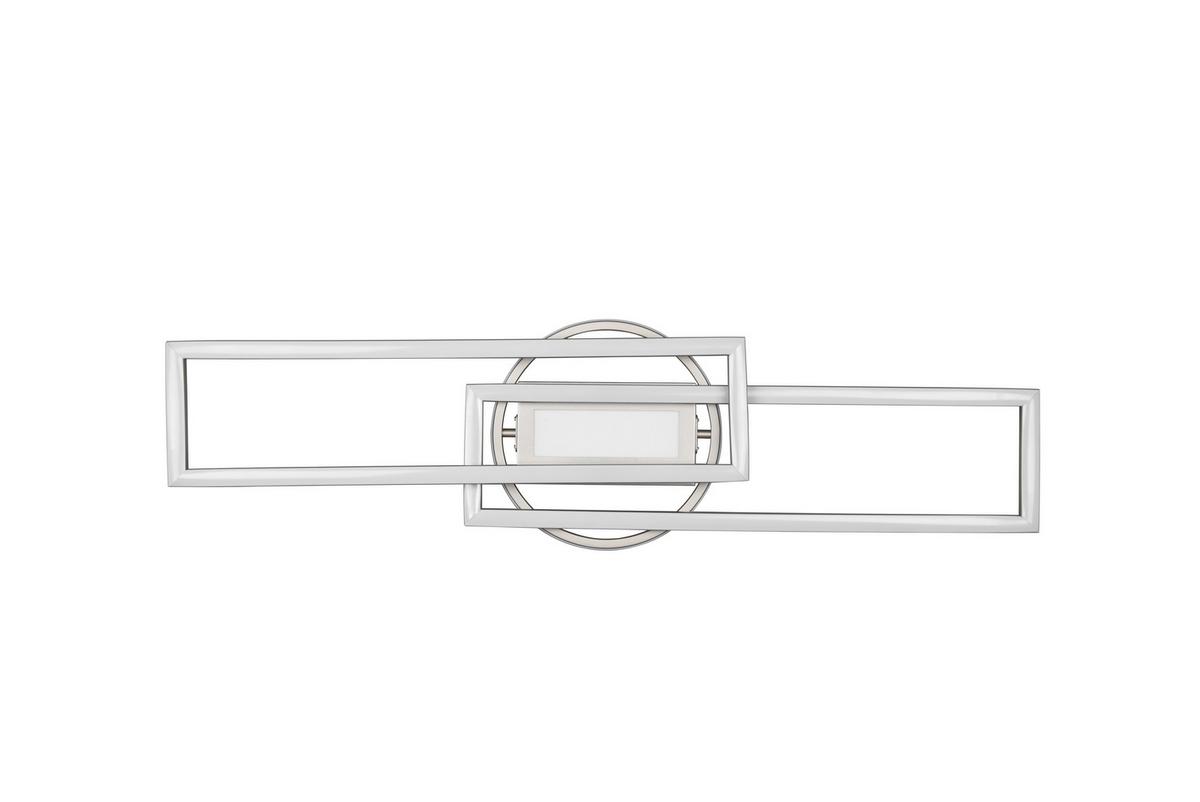 LED-Deckenleuchte R67183107  Twister - Nickelfarben, Basics, Metall (90/24,5/8,5cm)