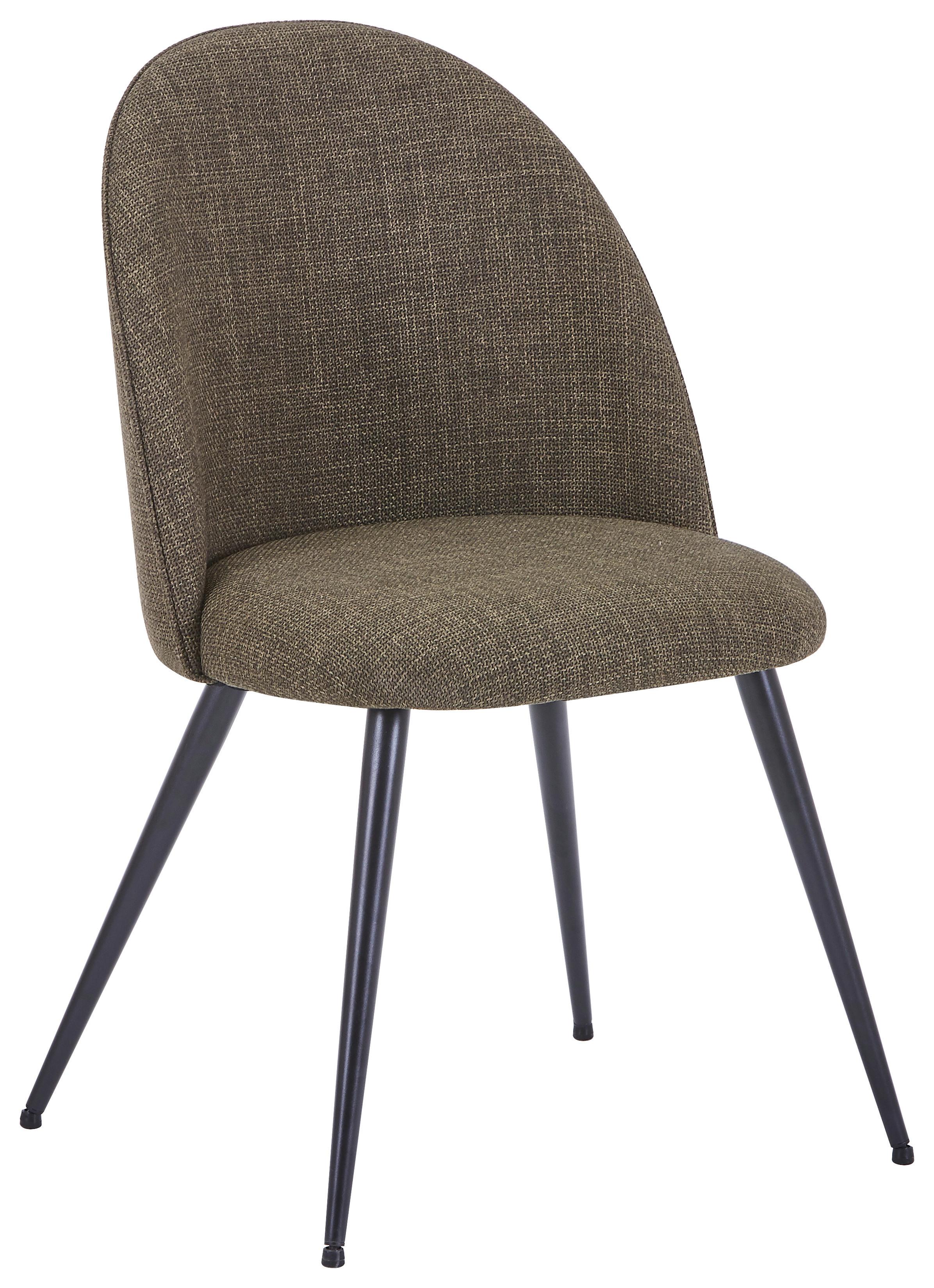 ŽIDLE LOTTE - černá/zelená, Lifestyle, kov/textil (49.5/83.5/53.5cm) - Mömax