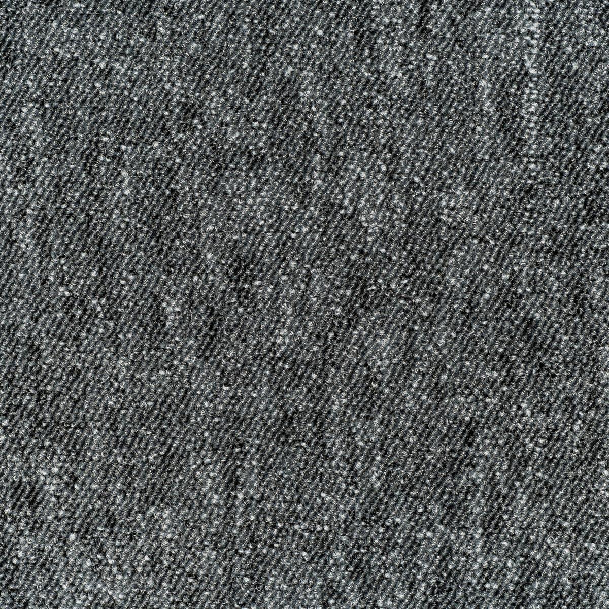 Teppichfliese Anthrazit Mustang 50x50 cm Florhöhe 3 mm - Anthrazit, Basics, Textil (50/50cm)