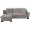Ecksofa Lukas Graubraun S: 158x239 Cm - Graubraun, Trend, Textil (158/239cm)