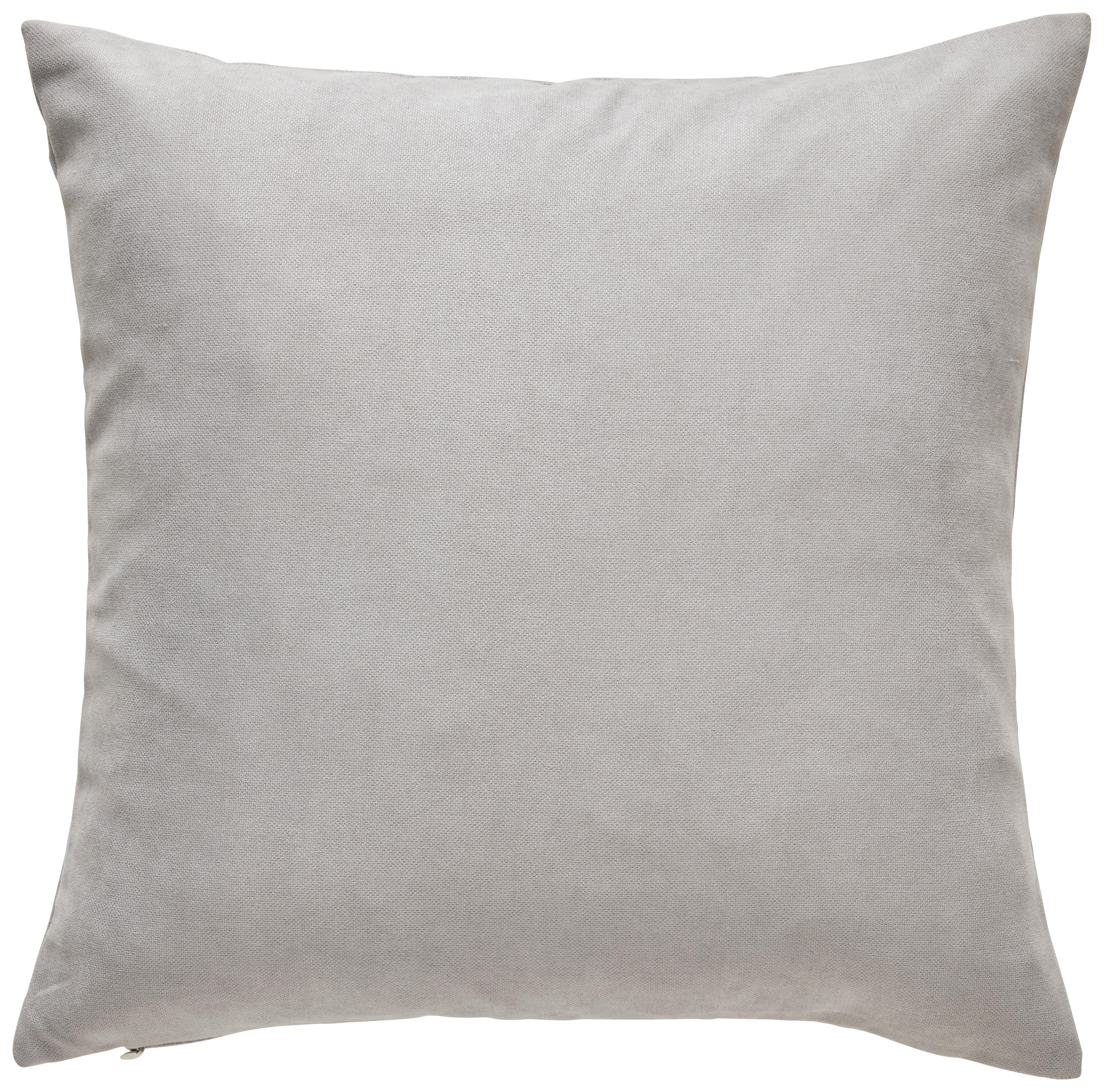 Dekorační polštář Lexi, 45/45cm, šedohnědá - šedohnědá, Moderní, textil (45/45cm) - Modern Living