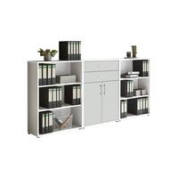 Aktenschrank Office Edition Weiß B: 253,2cm - Weiß, MODERN, Holzwerkstoff (253,2/113,6/33cm) - MID.YOU