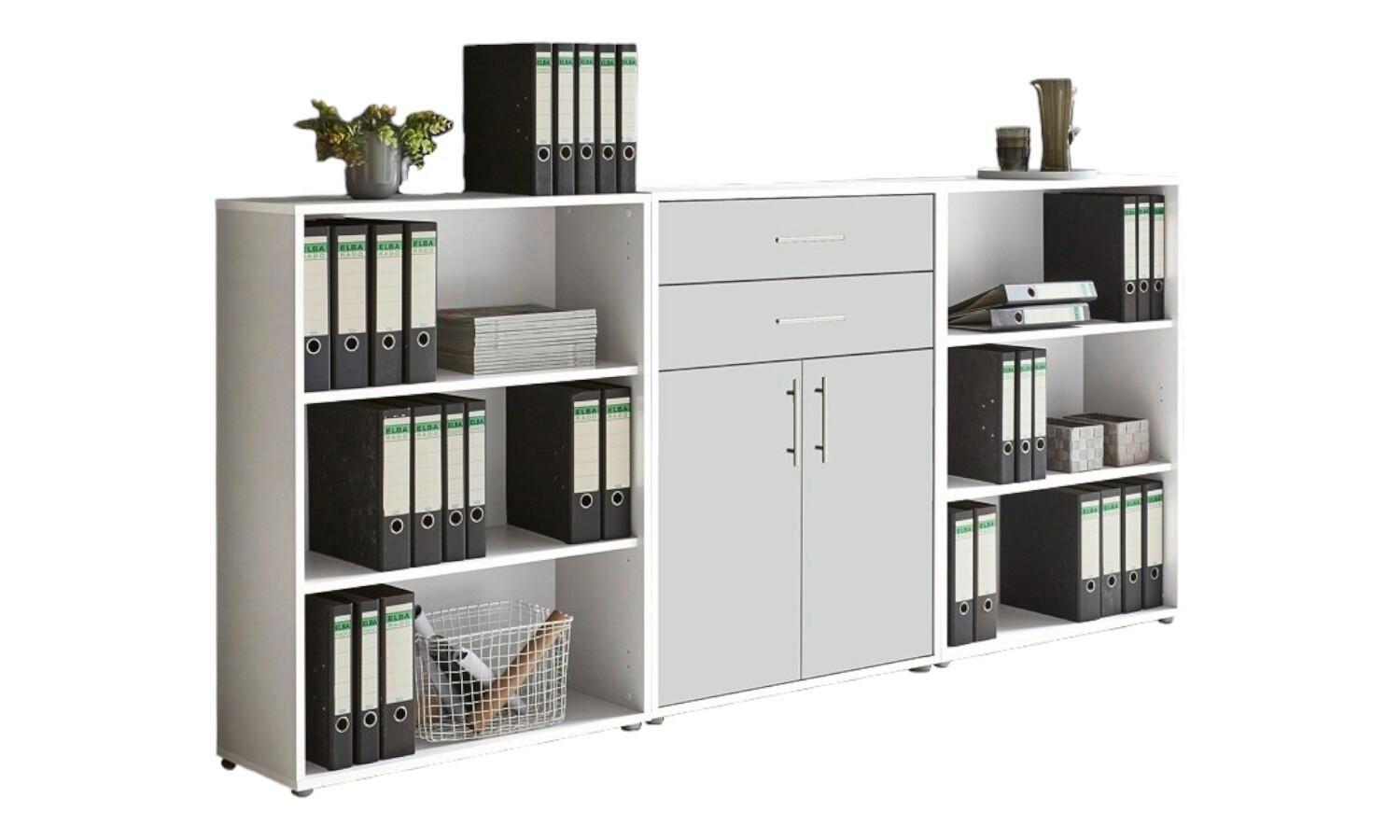 Aktenschrank Office Edition Weiß B: 253,2cm