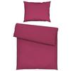 Seersucker Bettwäsche 140x200 Cm Milena Baumwolle Beere - Beere, KONVENTIONELL, Textil (140/200cm) - Luca Bessoni