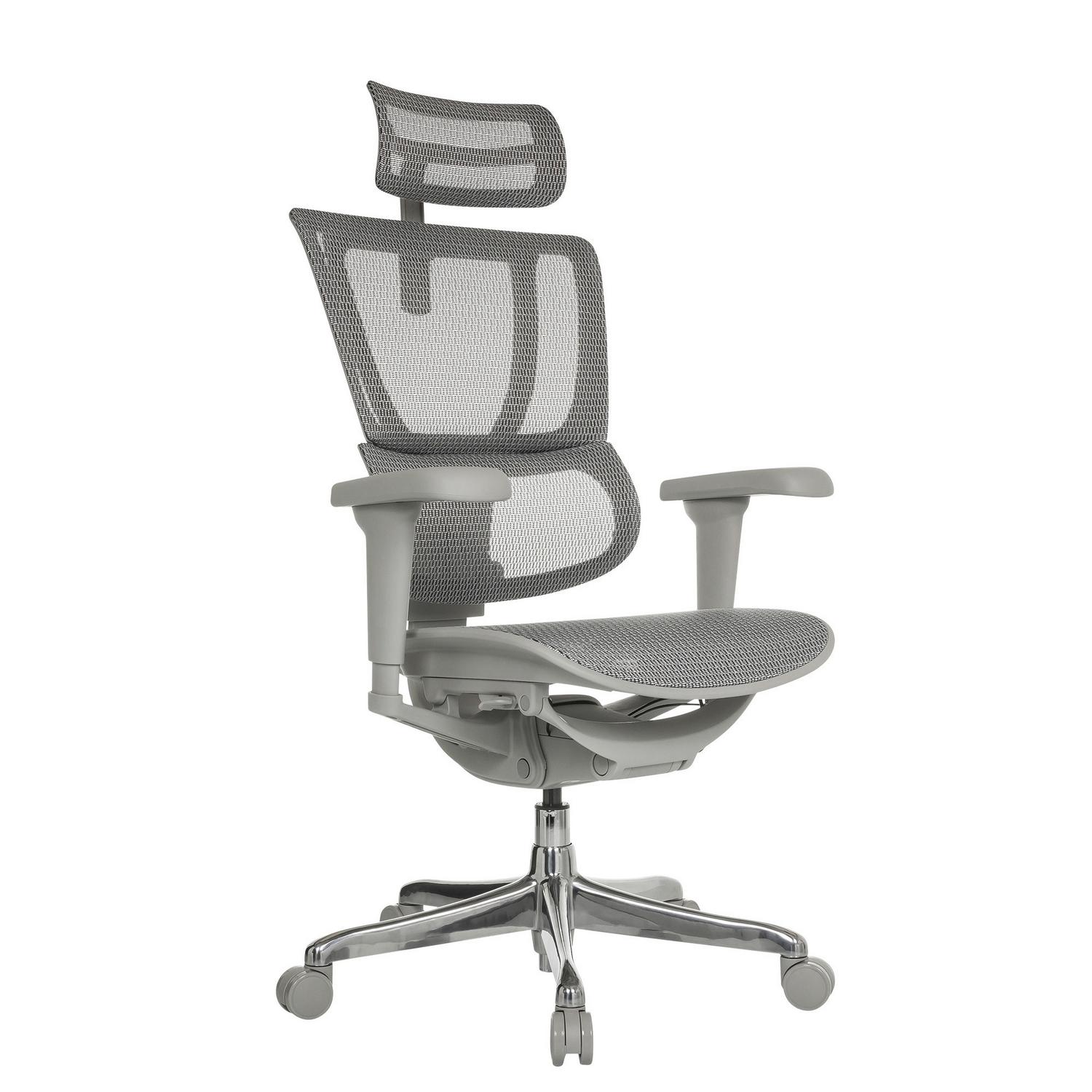 Drehstuhl Ergohuman Slim Ultra Grau B: 71 cm